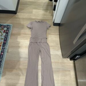 Women's Taupe Matching Set